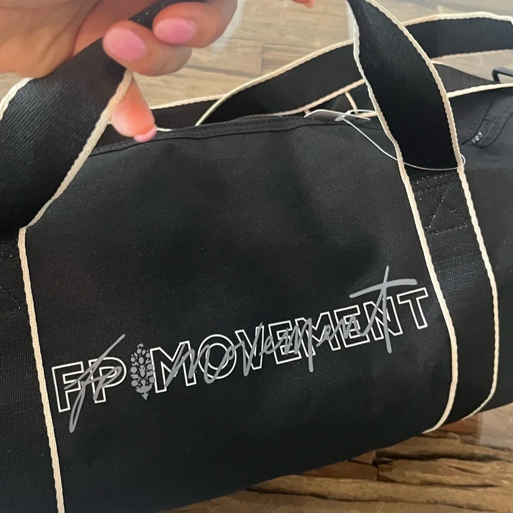 Free People Movement Black Duffel Bag